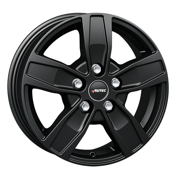 Quantro Rad in Schwarz matt, leicht nach rechts gedreht